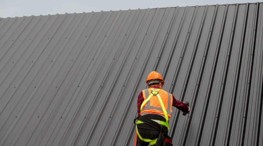 Professional metal roof installation services in Kitts Hill, OH
